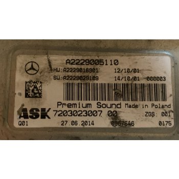  Mercedes Benz A2229005110 Verstärker
